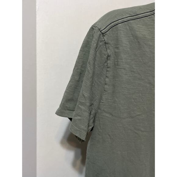 Calvin Klein Jeans Men’s Olive Green Crewneck T-Shirt Logo Tee Size L - Picture 5 of 8